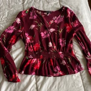 Express Floral Crop Top